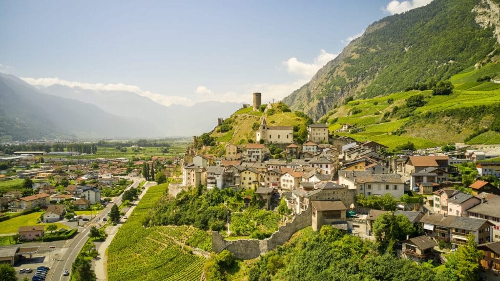 Saillon, charmant village médiéval